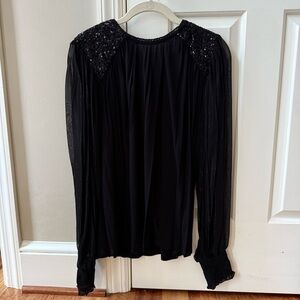 BI-nk Sequined Embellished Blouse, Size Medium